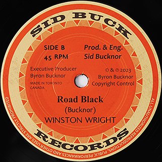 Winston Wright single Sid Buck B road black.